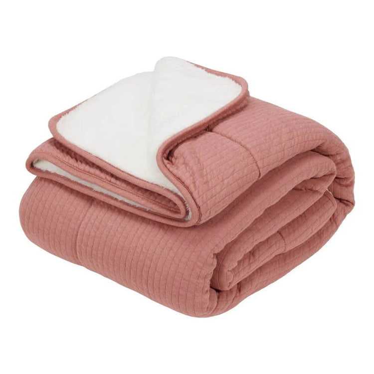 LITTLE DUTCH. Cot blanket Pure Pink Blush