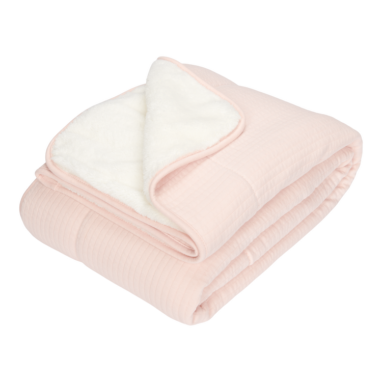 LITTLE DUTCH. Κουβέρτα Pure Soft Pink 110 x 140
