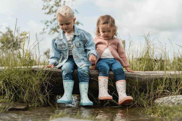 LITTLE DUTCH. Rain Boots Flowers & Butterflies