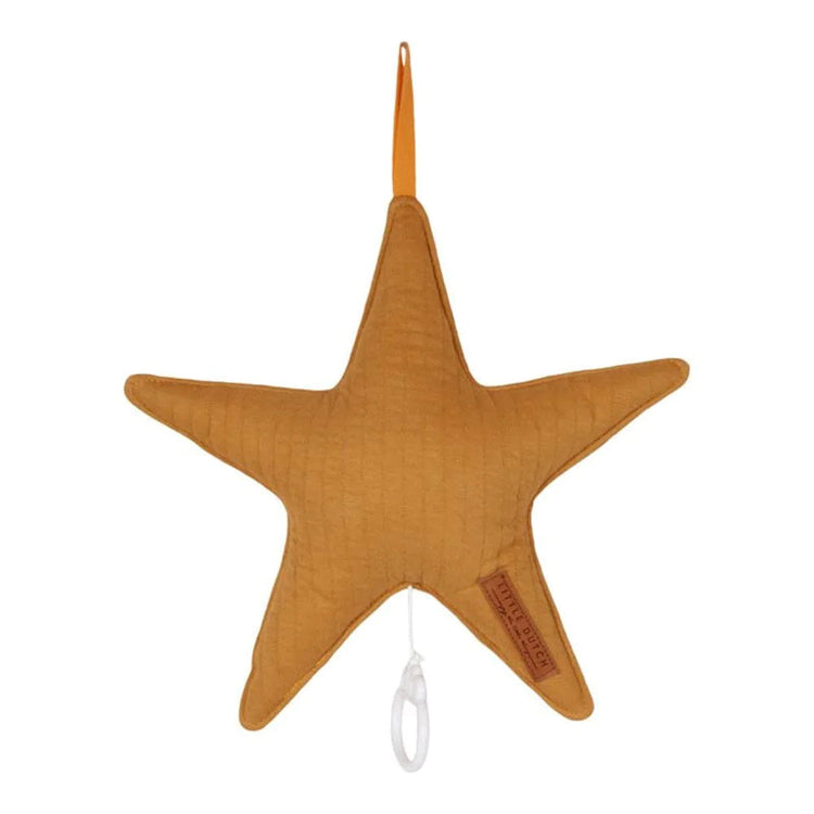 LITTLE DUTCH. Star-shaped music box Pure Ochre Spice