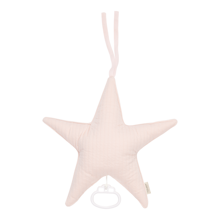 LITTLE DUTCH. Star-shaped music box Pure Soft Pink