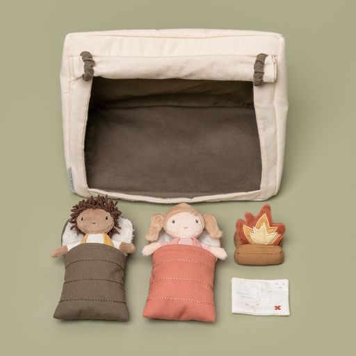 LITTLE DUTCH. Jake and Anna doll camping playset