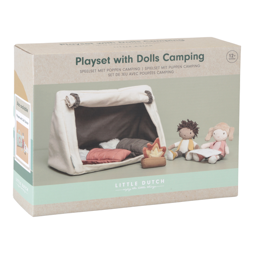LITTLE DUTCH. Jake and Anna doll camping playset