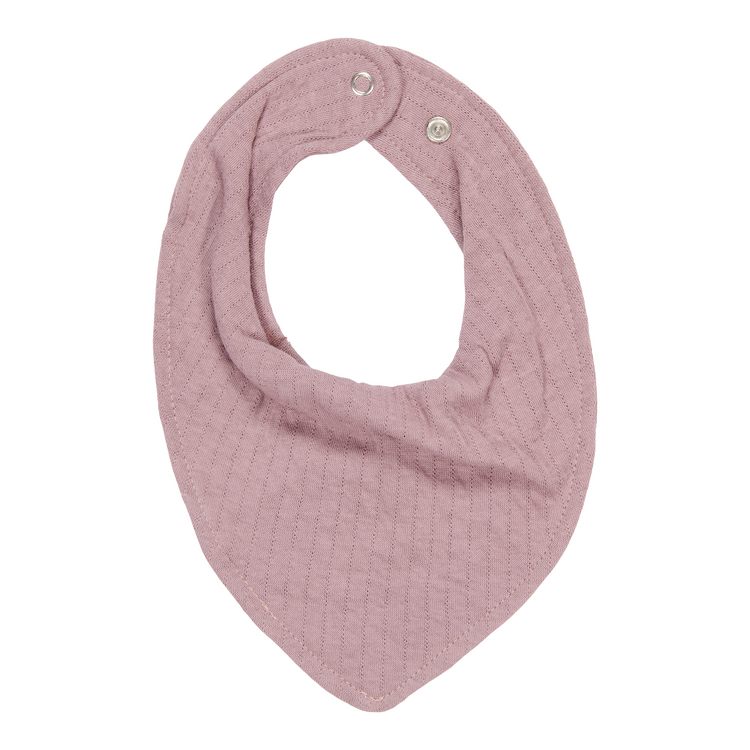 LITTLE DUTCH. Bandana bib Pure Mauve