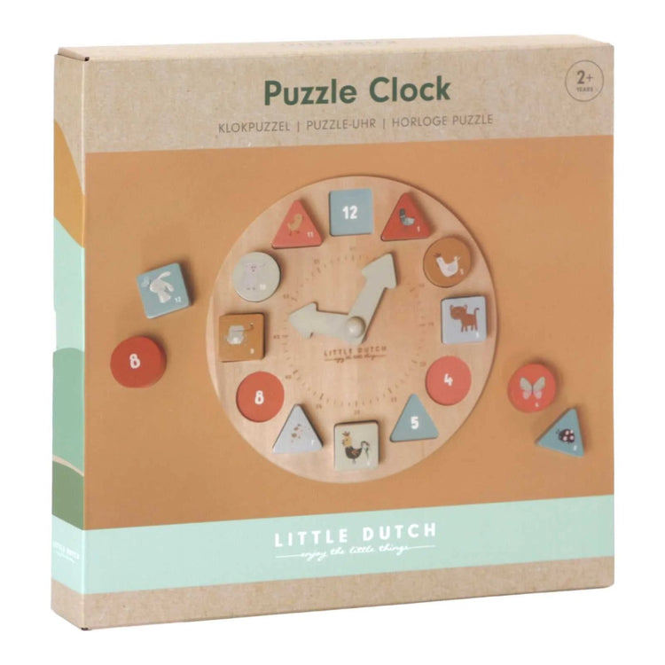 LITTLE DUTCH. Puzzle clock FSC