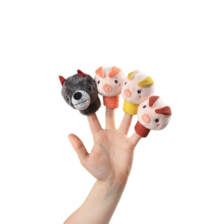 LILLIPUTIENS- The wolf and the 3 little pigs finger puppets
