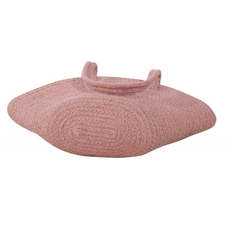 Lorena Canals.  Cotton Basket Cistell Ash Rose mini 15Χ33Χ10