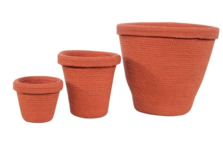 Lorena Canals. Basket set 3 pieces Flower Pots