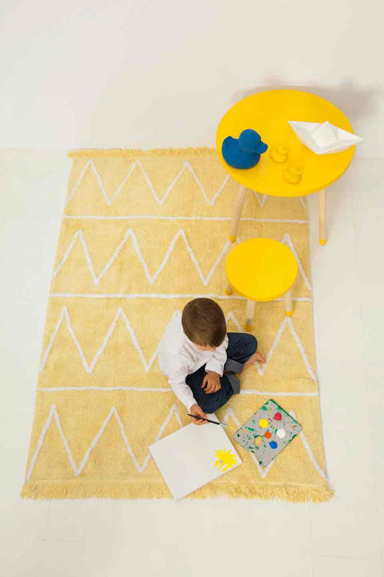 Lorena Canals. Washable Rug Hippy Yellow