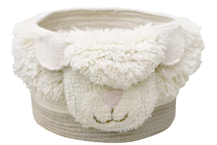 Lorena Canals. Woolable Basket Pink Nose Sheep