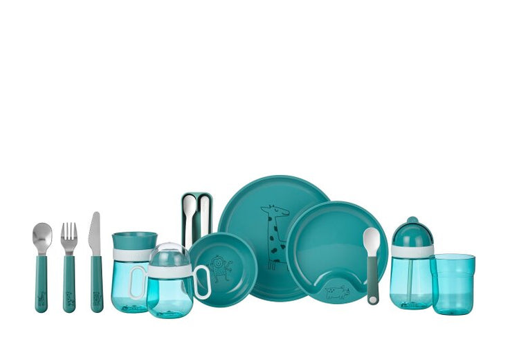 MEPAL. Set baby dinnerware mio 3 pcs - deep turquoise