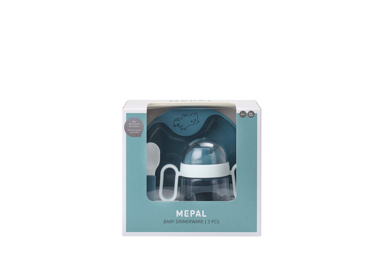 MEPAL. Baby dinnerware set - 3-pieces (blue)