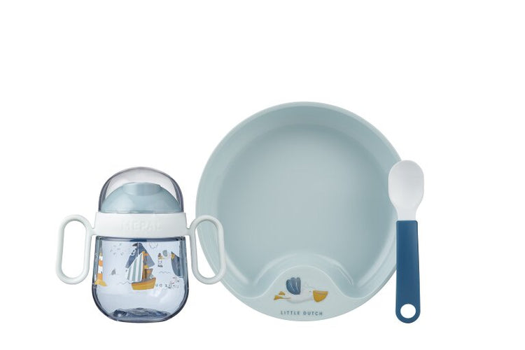 LITTLE DUTCH. Set Baby Dinnerware 3 pcs - Sailors Bay