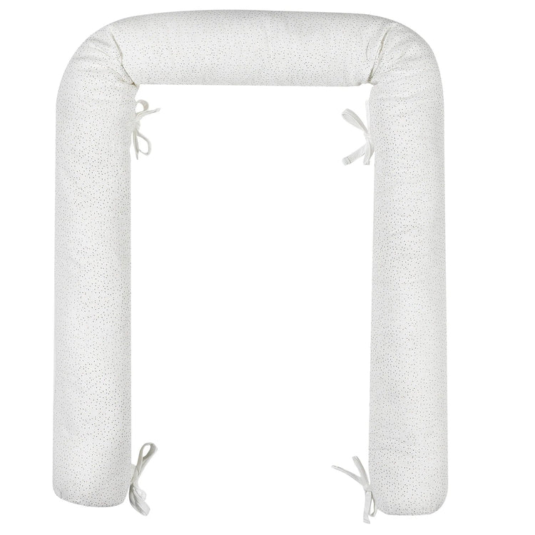 SUSIE & BONNIE. Προστατευτικό μαξιλάρι βρεφικού κρεβατιού (λευκό)