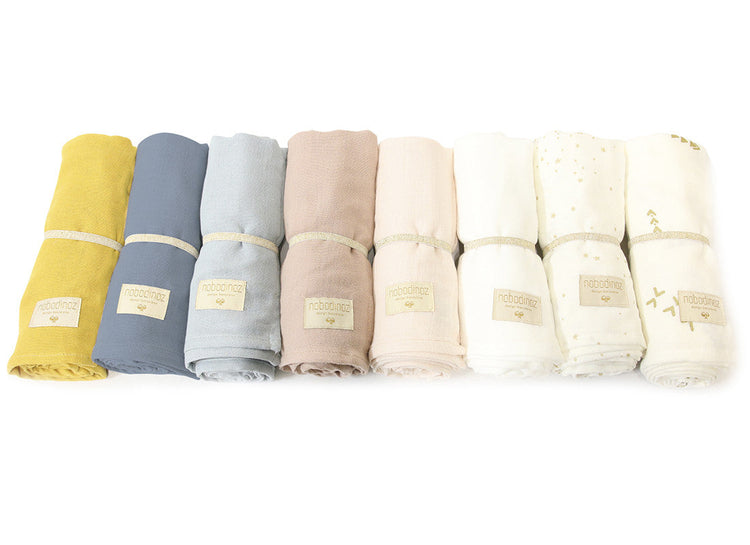NEW ELEMENTS. Butterfly swaddle Night Blue
