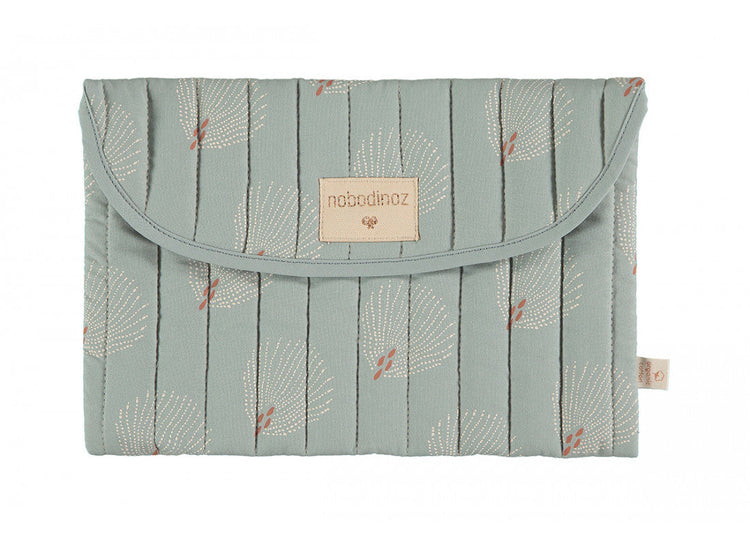 NEW ELEMENTS. Bagatelle Pouch - Gatsby White / Green