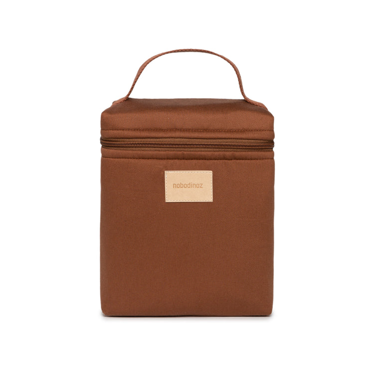 BABY ON THE GO. Insulated lunch bag Clay Brown