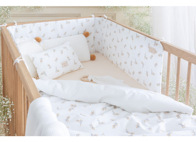 NEW ELEMENTS. Nest Cot Bumper Flore