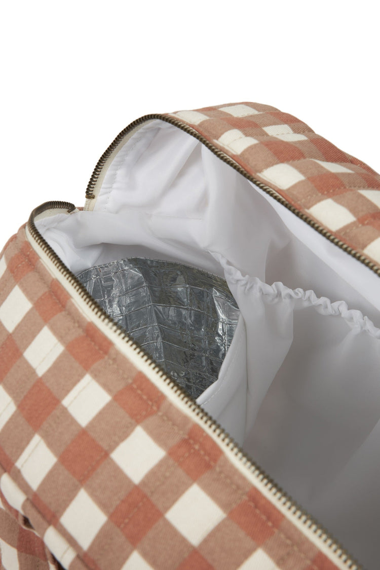 HYDE PARK. Waterproof stroller bag Terracotta Checks