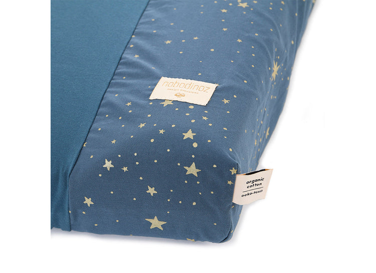 NEW ELEMENTS. Calma Changing Cover - Gold Stella/ Night Blue 50x70