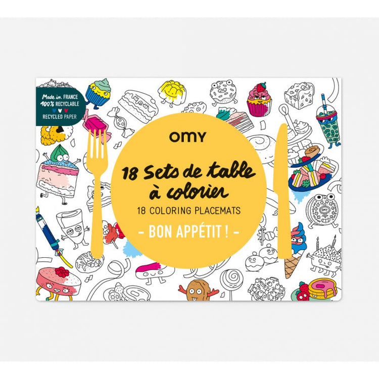 OMY. Bon Appetit - Paper Placemats