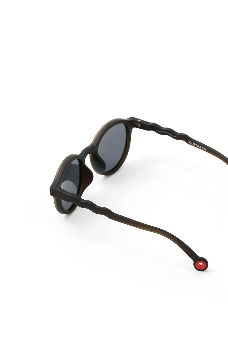 OLIVIO & CO. Παιδικά γυαλιά ηλίου οβάλ - Classic Squid Ink Black