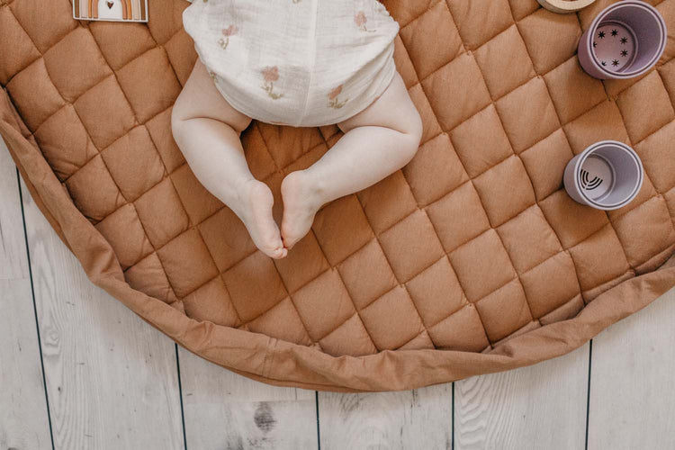 PLAY&GO. Tawny Brown Organic Babymat - Bag