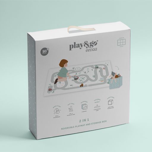 PLAY&GO. EEVAA playmat - puzzle - storage box - Road
