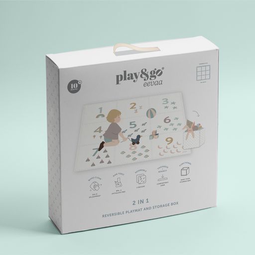 PLAY&GO. EEVAA playmat - puzzle - storage box - Numbers