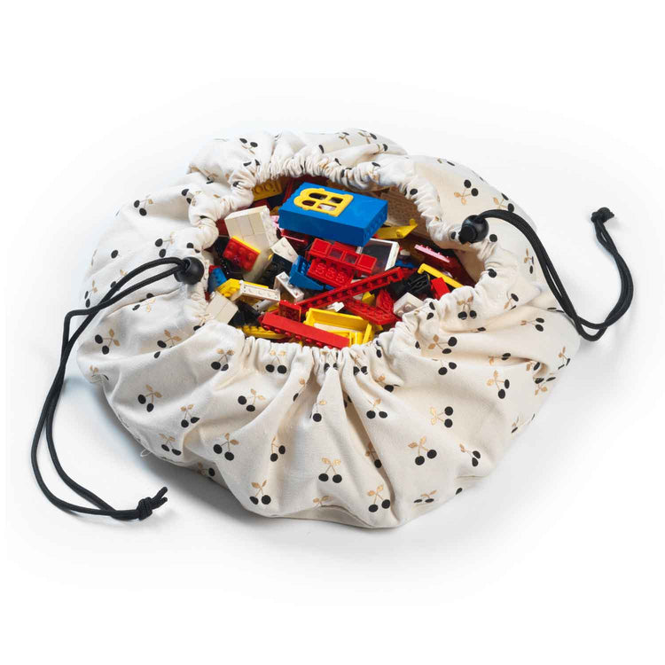 PLAY&GO. 2 in 1 storage bag and playmat. Mini Cherry