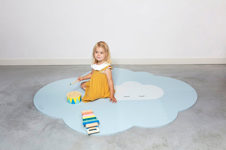 Quut. Playmat Cloud Large – Dusty Blue