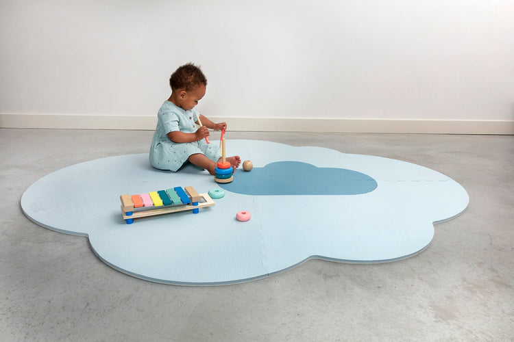 Quut. Playmat Cloud Large – Dusty Blue