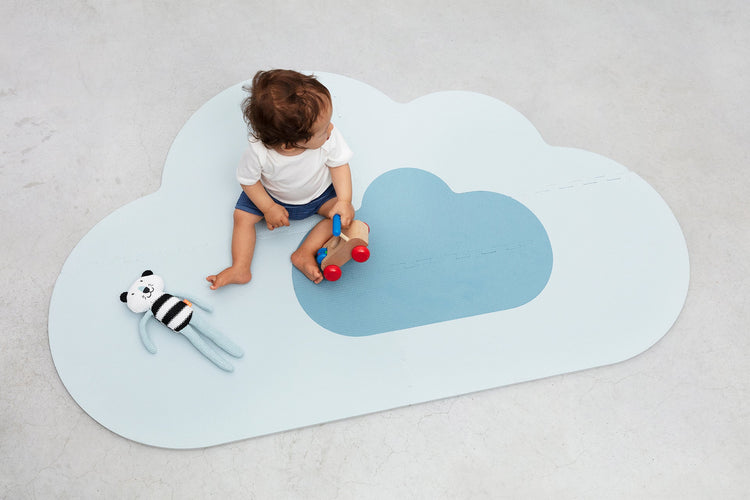 Quut. Playmat Cloud Small - Dusty blue