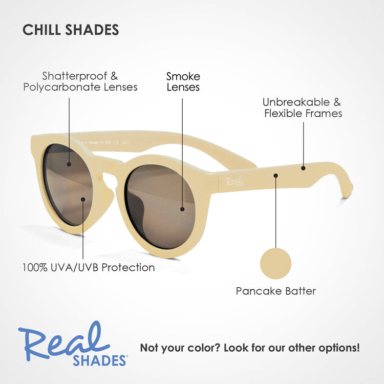 REAL SHADES. Chill sunglasses for Toddlers Pancake Batter