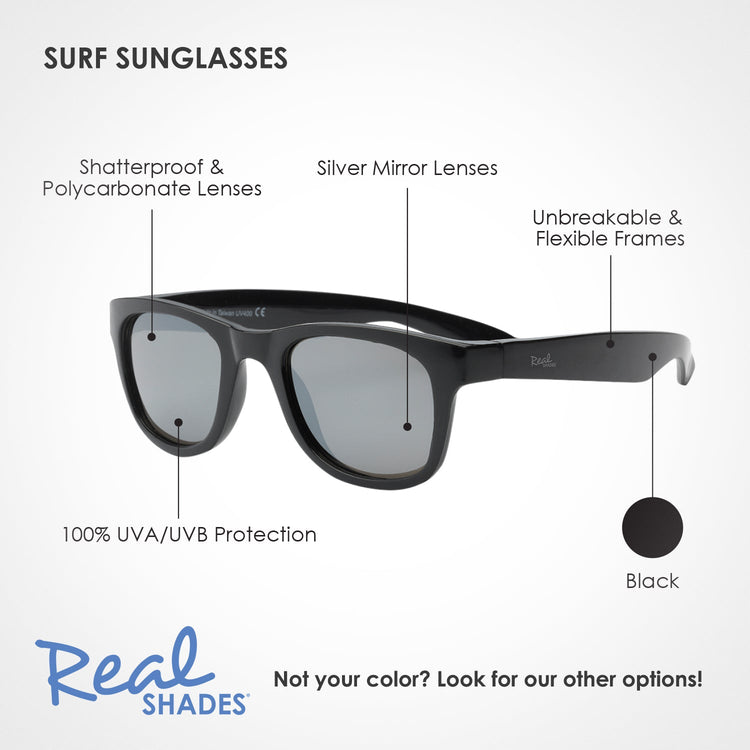 REAL SHADES. Παιδικά γυαλιά ηλίου Surf Kid 4-6 ετών Black