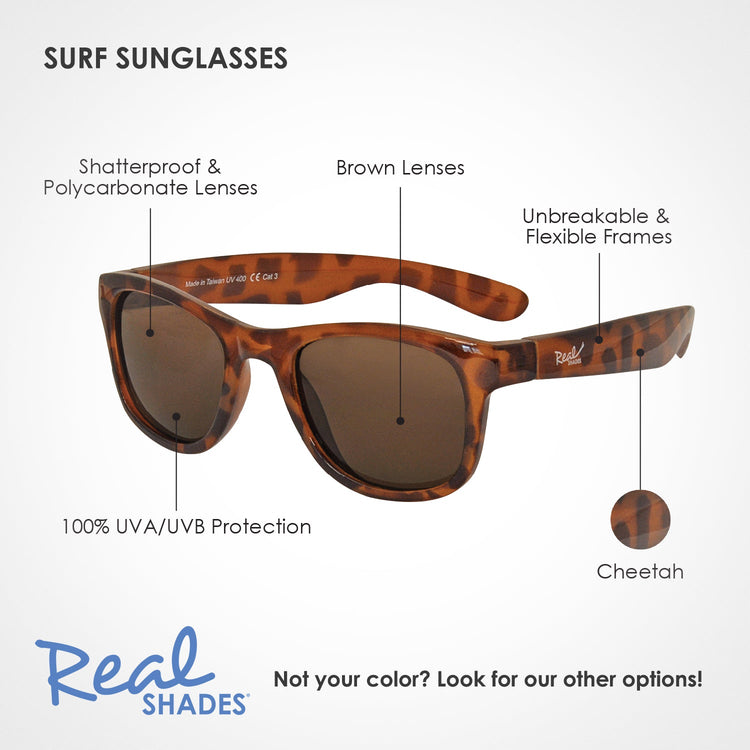 REAL SHADES. Surf sunglasses for Kids Cheetah
