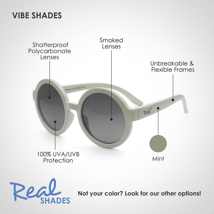 REAL SHADES. Παιδικά γυαλιά ηλίου Vibe Youth 7+ ετών Mint