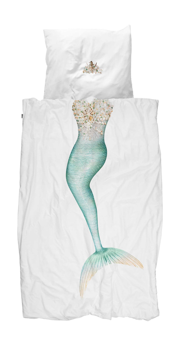 SNURK. Duvet cover set Mermaid 140Χ200 - 50Χ70