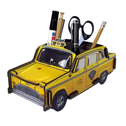 WERKHAUS. Pencil box New York Taxi (yellow)