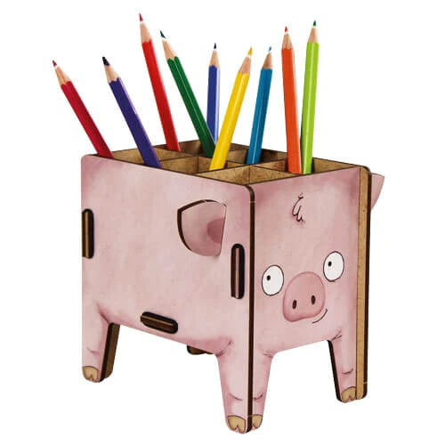 WERKHAUS. Pencil box Piggy (pink)